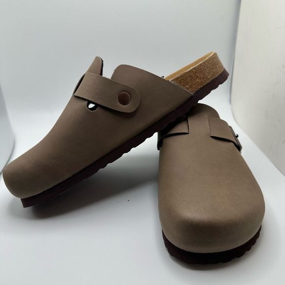 CUSHIONAIRE Womens Clog 6.5 BROWN - Picture 7 of 7